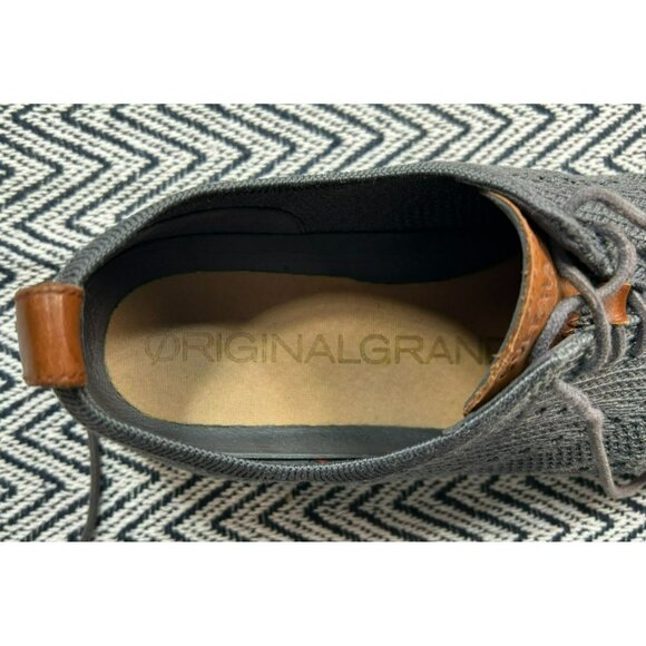 Cole Haan Men\'s Original Grand Stitchlite Oxfords Size 11 Gray Knit With Leather main image 9